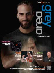 Cover grey area magazine issue 2, featuring Swedish Man clapping dusty hands